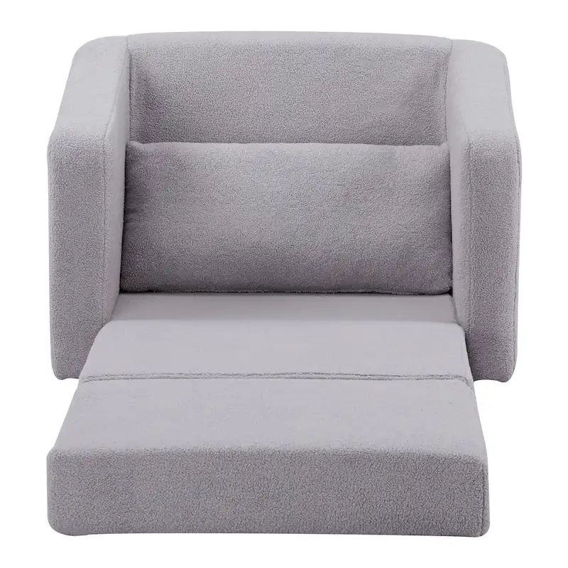 Pala Sherpa Convertible Sleeper Arm Chair Bed