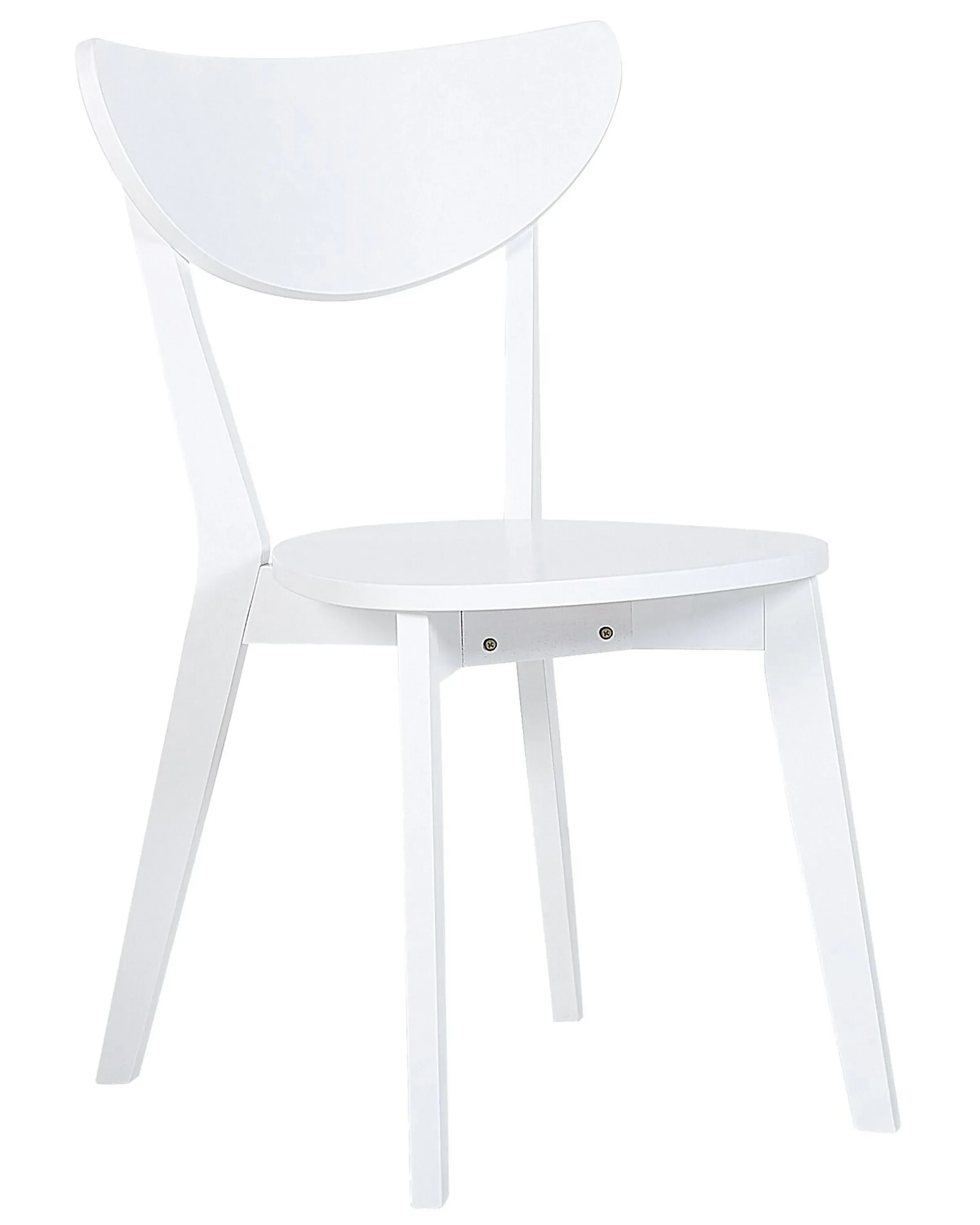 Set di 2 sedie da pranzo Bianco