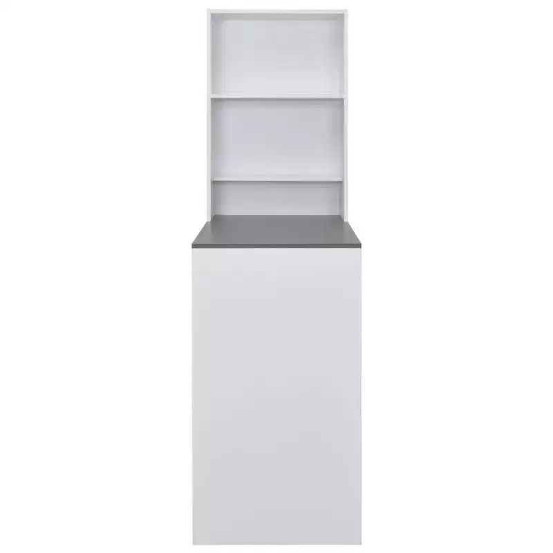 vidaXL Bar Table Kitchen Pub Table Bistro Table for Dining Room with Cabinet
