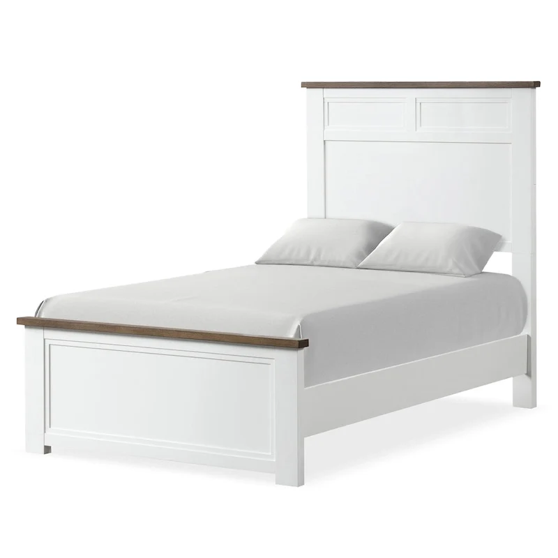 Furniture of America Althea Modern Farmhouse Pinewood Panel Bed