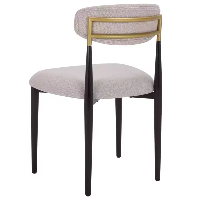 Covelle Dining Chair - Set of 2 - DCH6400 - Black Gold/Dove Grey - Safavieh