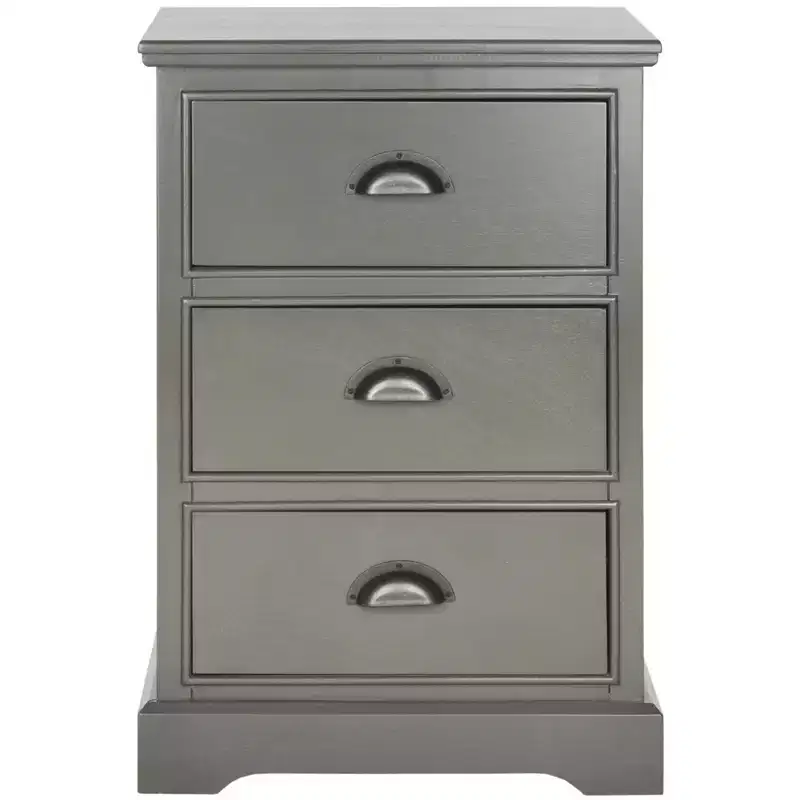Griffin 3 Drawer Side Table - AMH5717 - Safavieh Couture