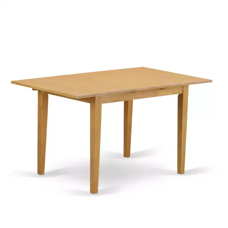 Kitchen Dinette Set Rectangular Table And Dining Chairs Style Oak