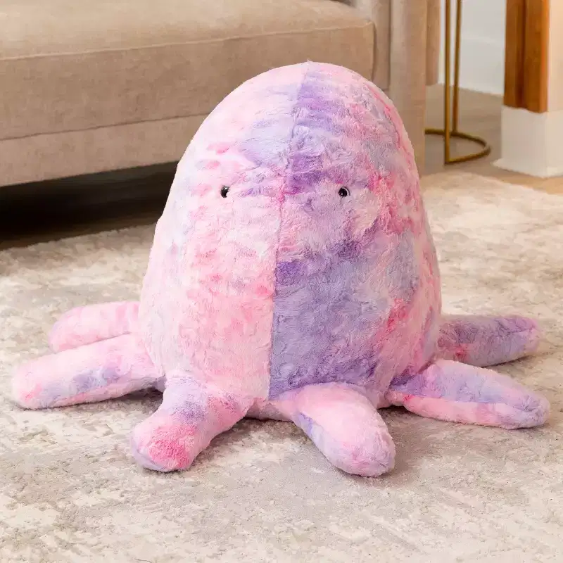 Raven-Symon Huggy the Octopus Sea Buddy Large Kids Stuffed Animal Bean Bag and Pouf