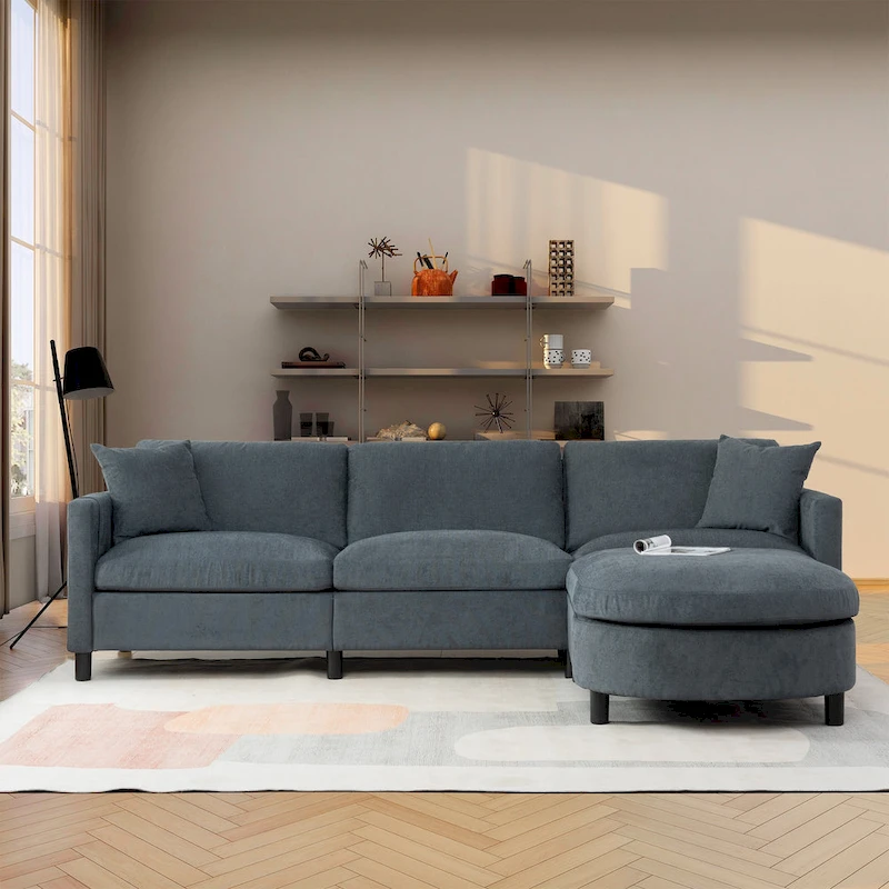 Wooden Frame Free Combination Sofa Couch