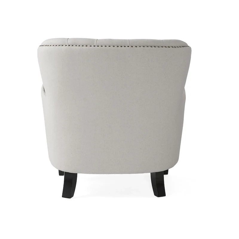 Tafton Tufted Club Chair with Ottoman by Christopher Knight Home