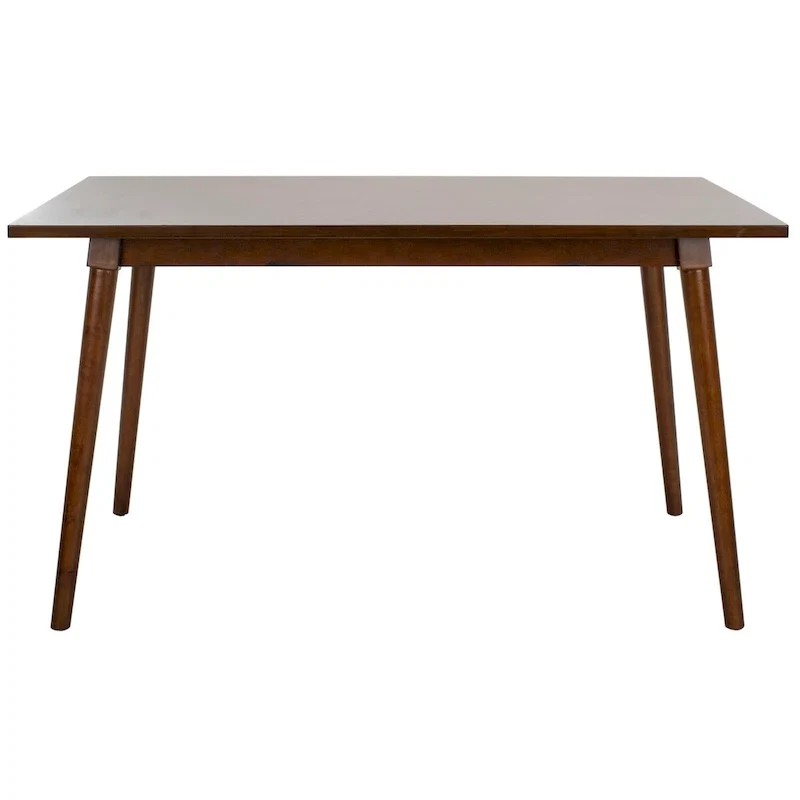 Walnut / Antique White Rectangle Dining Table, 55