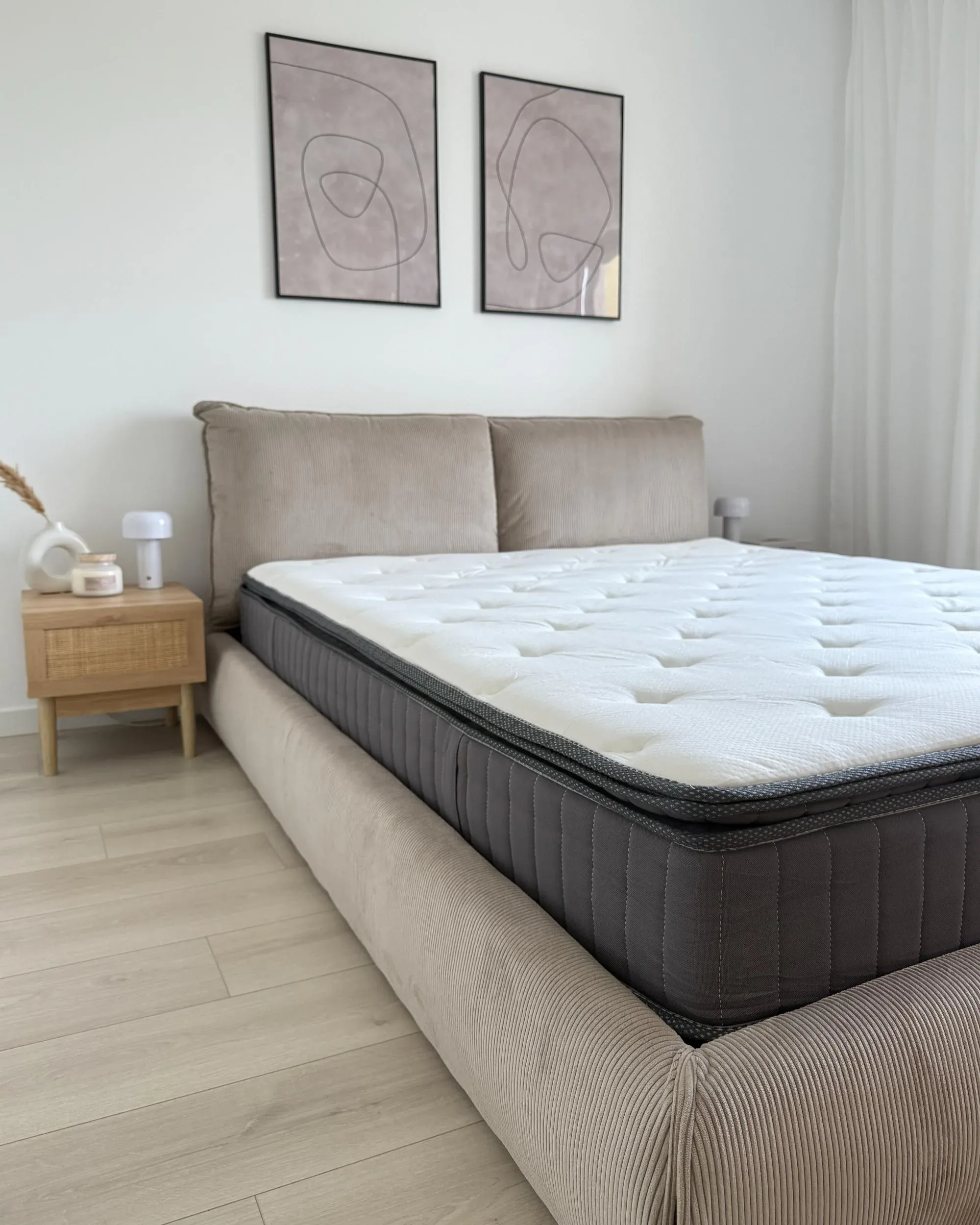 Materasso a molle insacchettate con memory gel H3/4 160x200 cm