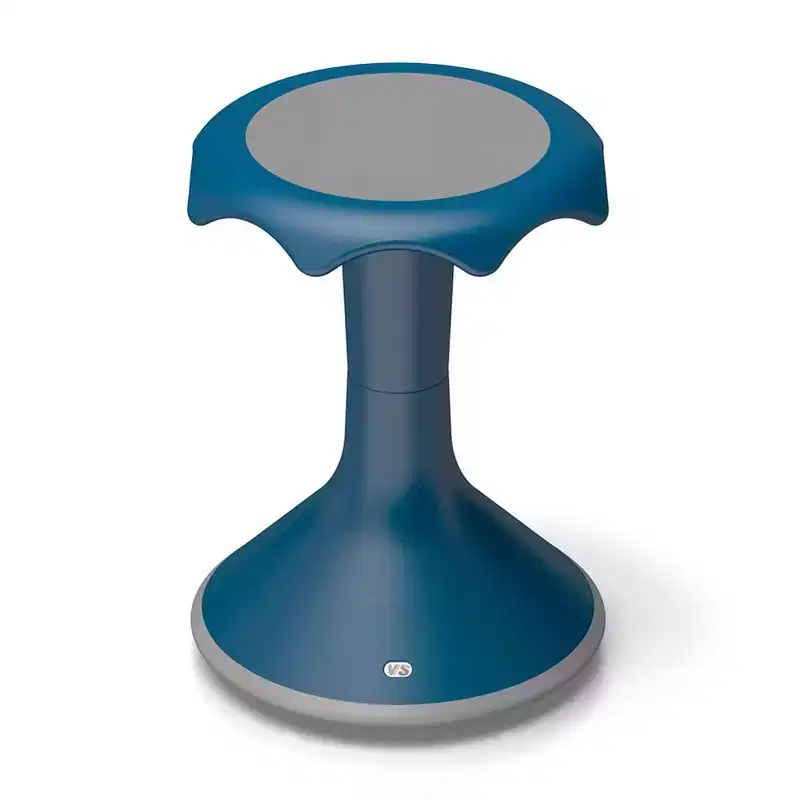 VS America Hokki Stool Flexible Ergonomic Seating- 18 Blue