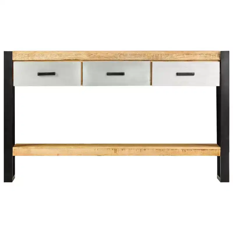 Console Table 51.1x11.8x29.9 Solid Mango Wood