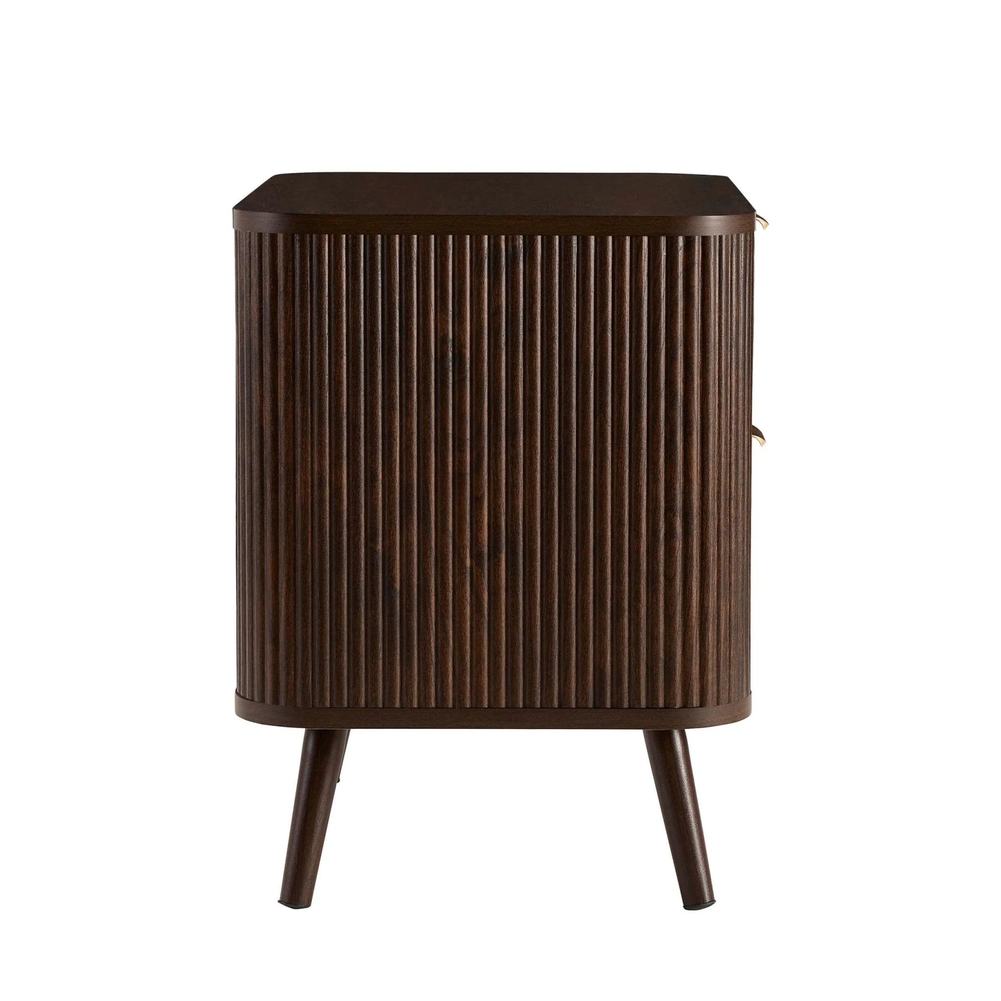 2 Drawer Bedside Table - Walnut