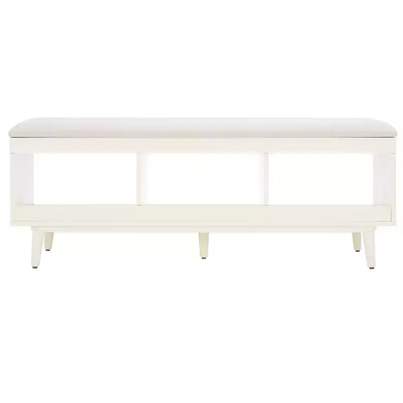 Cricket Open Shelf Bench With Cushion - BCH5000 - Safavieh