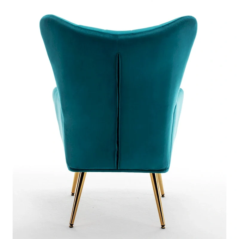 Mid Century Wingback Upholstered Accent Chair