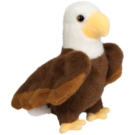 Windy Eagle Bald Eagle Stuffed Animal Plush Toy Brown White
