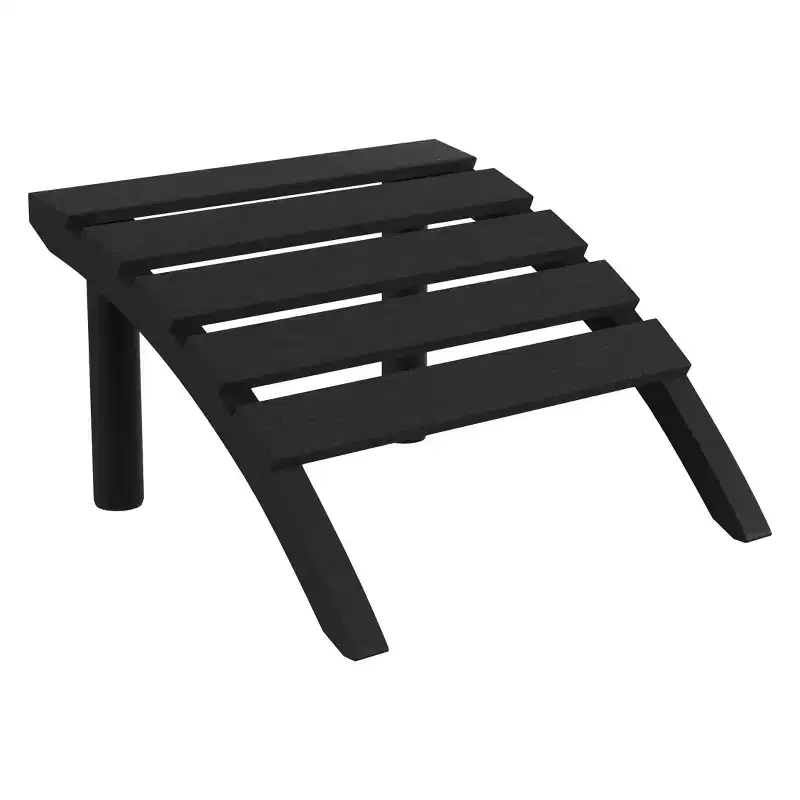 WestinTrends Azura Outdoor Patio HDPE Adirondack Ottoman Footrest