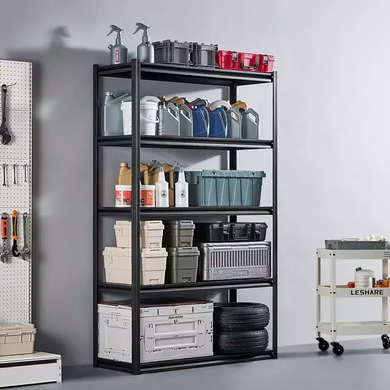 5-Tier Garage Storage Shelving, 3000 lbs Capacity, 18
