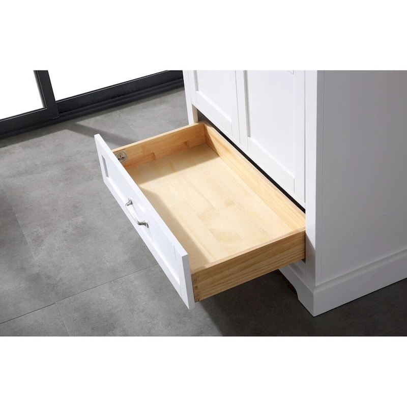 Mareo 36 Solid Wood Bathroom Vanity Set
