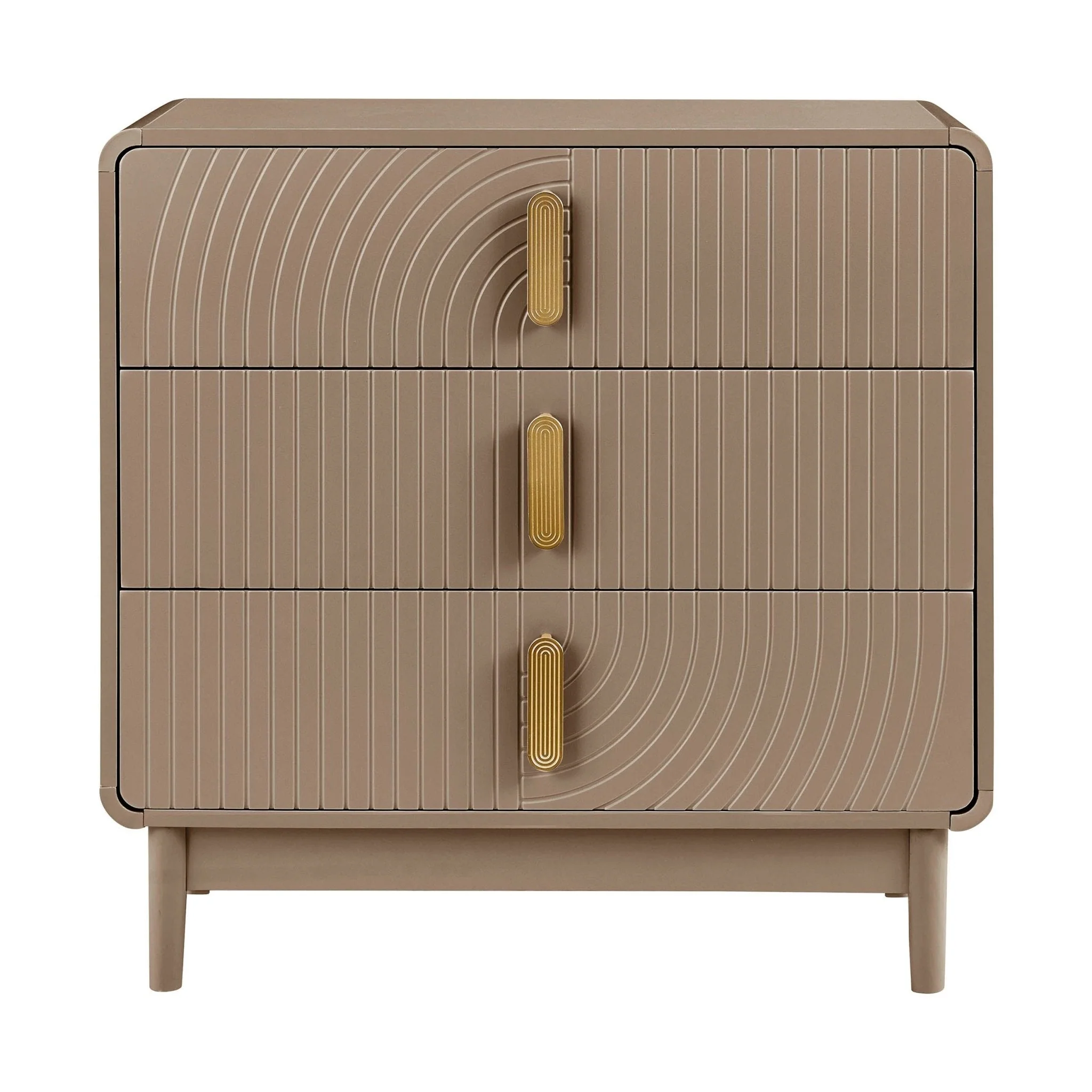 3 Drawer Chest - Taupe