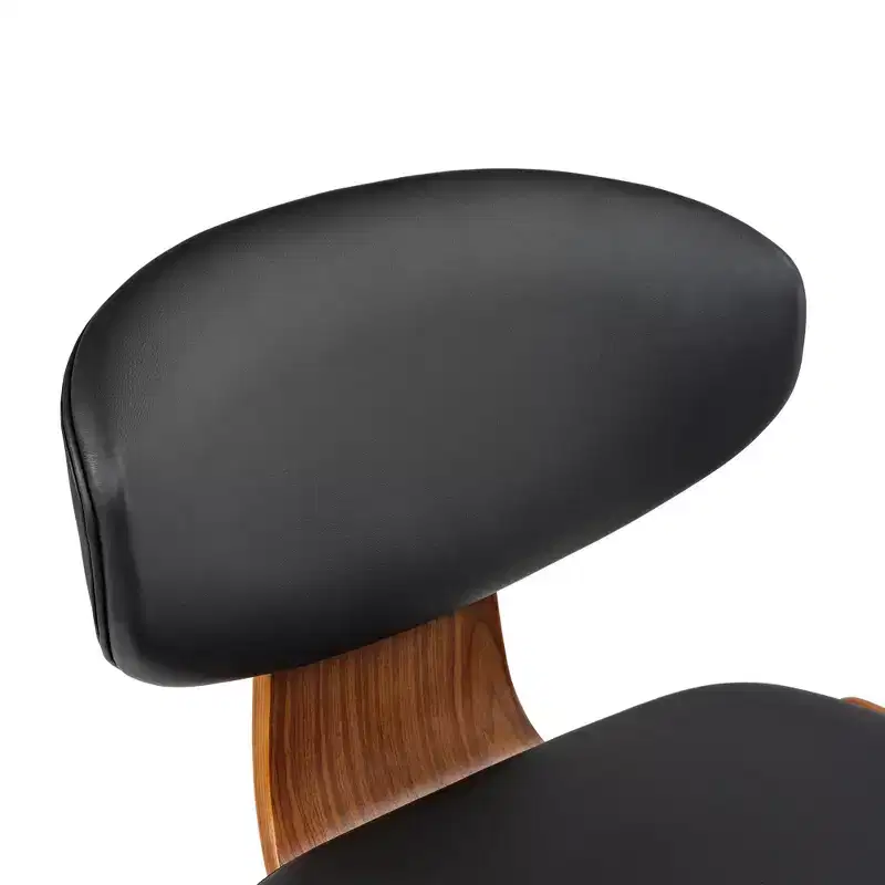 Upholstered Dining Side Chairs Set of 2, Black