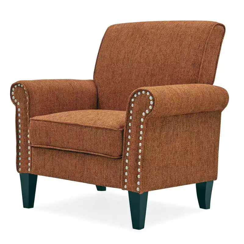 HL Home,Traditional Armchair with Nailheads
