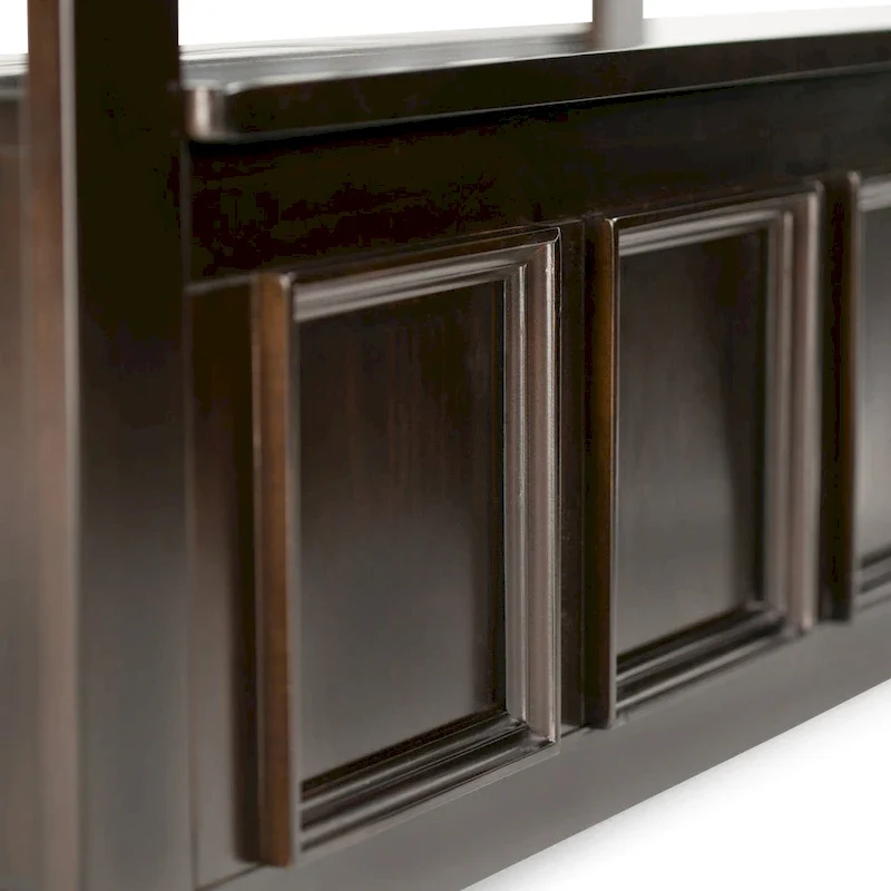 WYNDENHALL Halifax 48 inch Wide Solid Wood Transitional Entryway Bench - 48 Inches wide