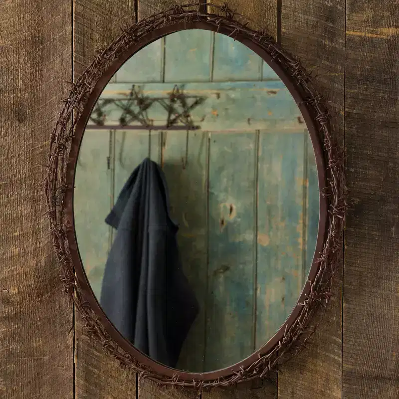 Rustic Country Style Decorative Wall Mirrors