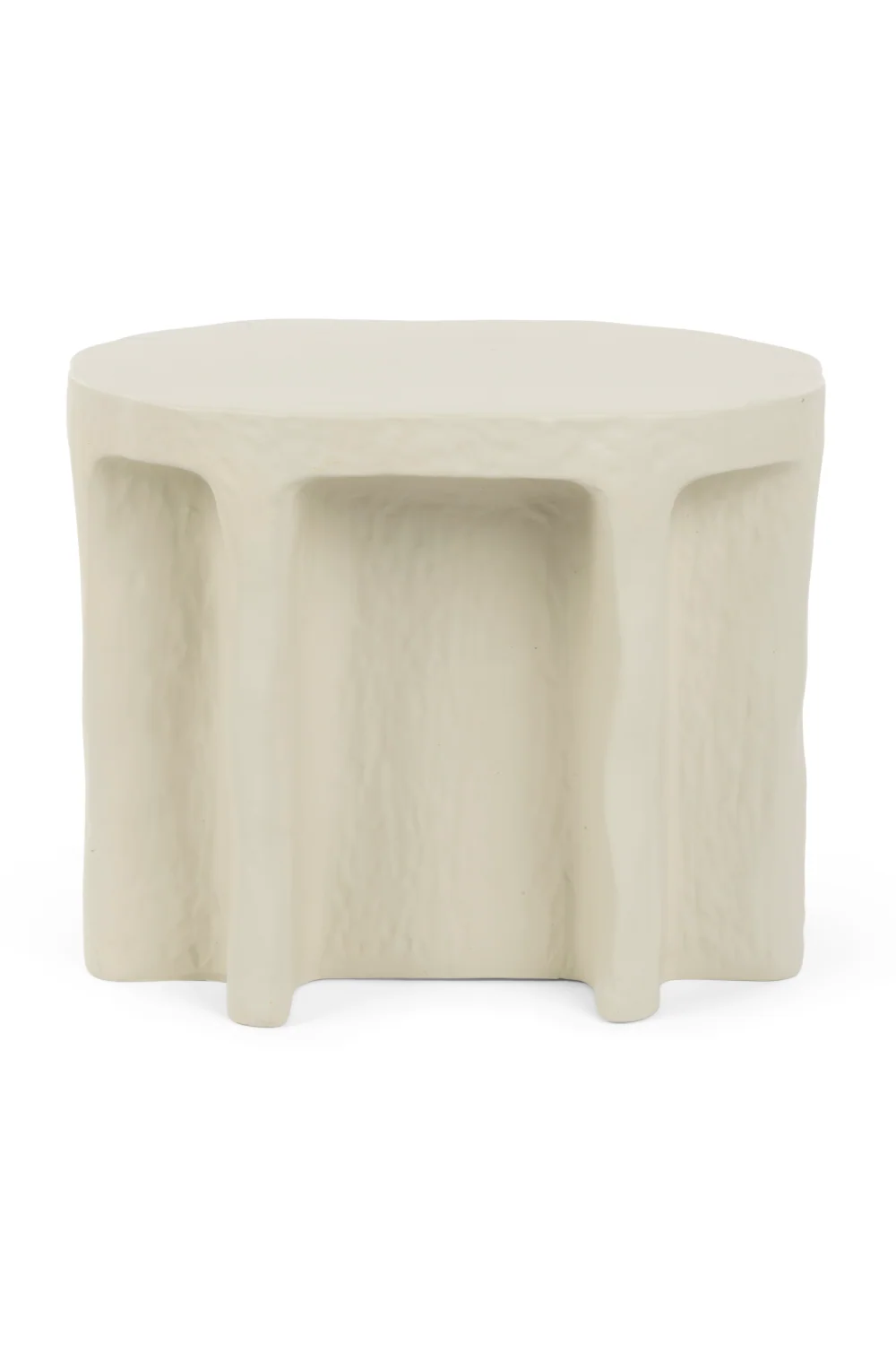 Beige Organic Side Table
