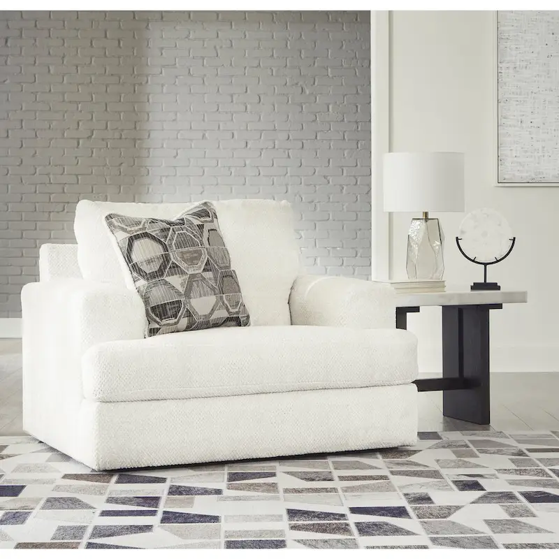 Signature Design by Ashley Karinne Linen Oversized Chair - 51 W x 41 D x 39 H