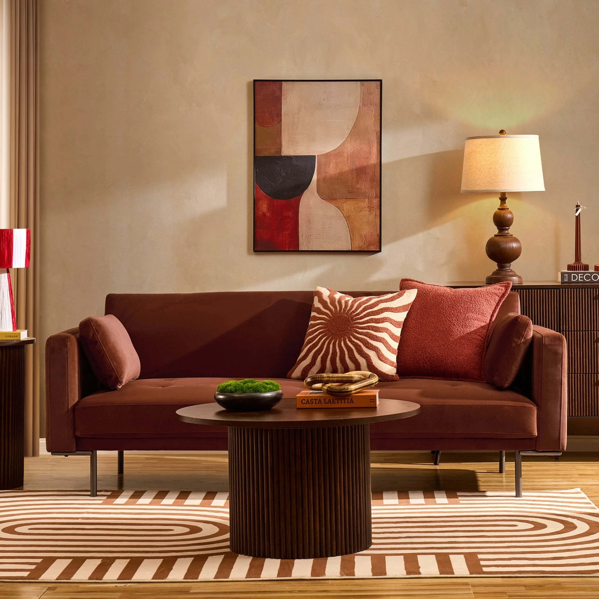 Sofa Bed - Terracotta