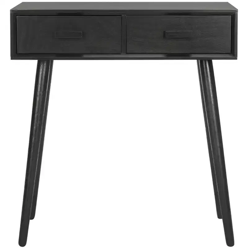 Dean 2-Drawer Console Table - Distressed White, Pine & MDF
