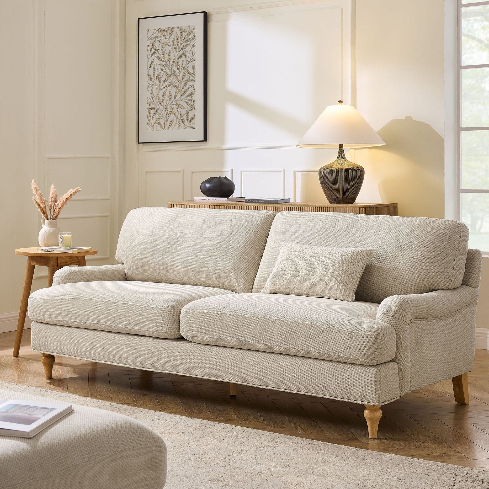 3 Seater Sofa - Beige