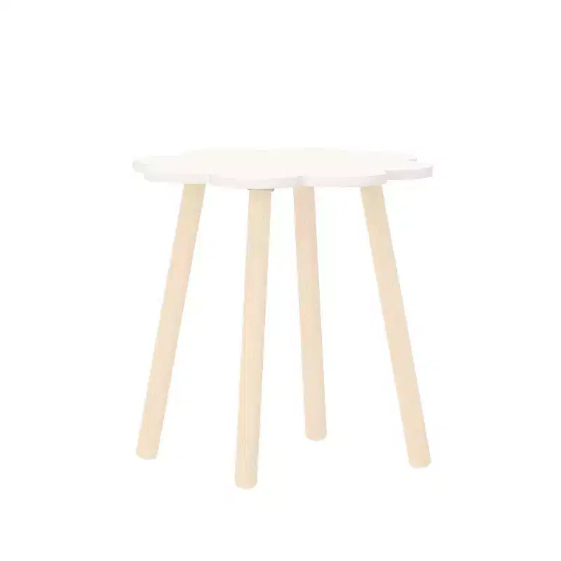 Buzz & Bloom Kids 3-Piece Wood Cloud-Shaped Table and Chairs Set