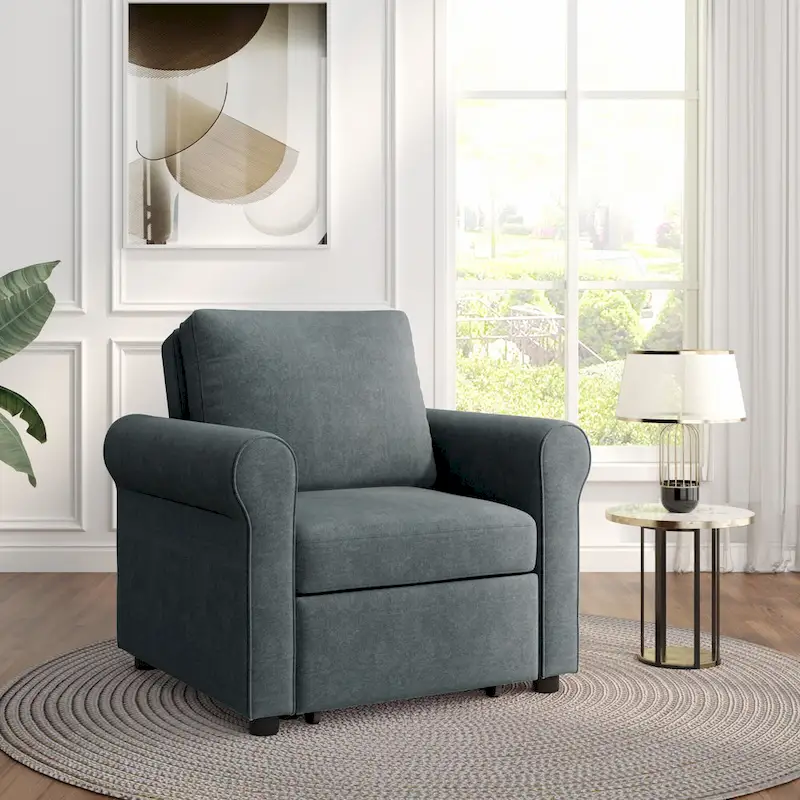3-in-1 Convertible Sleeper Chair Bed