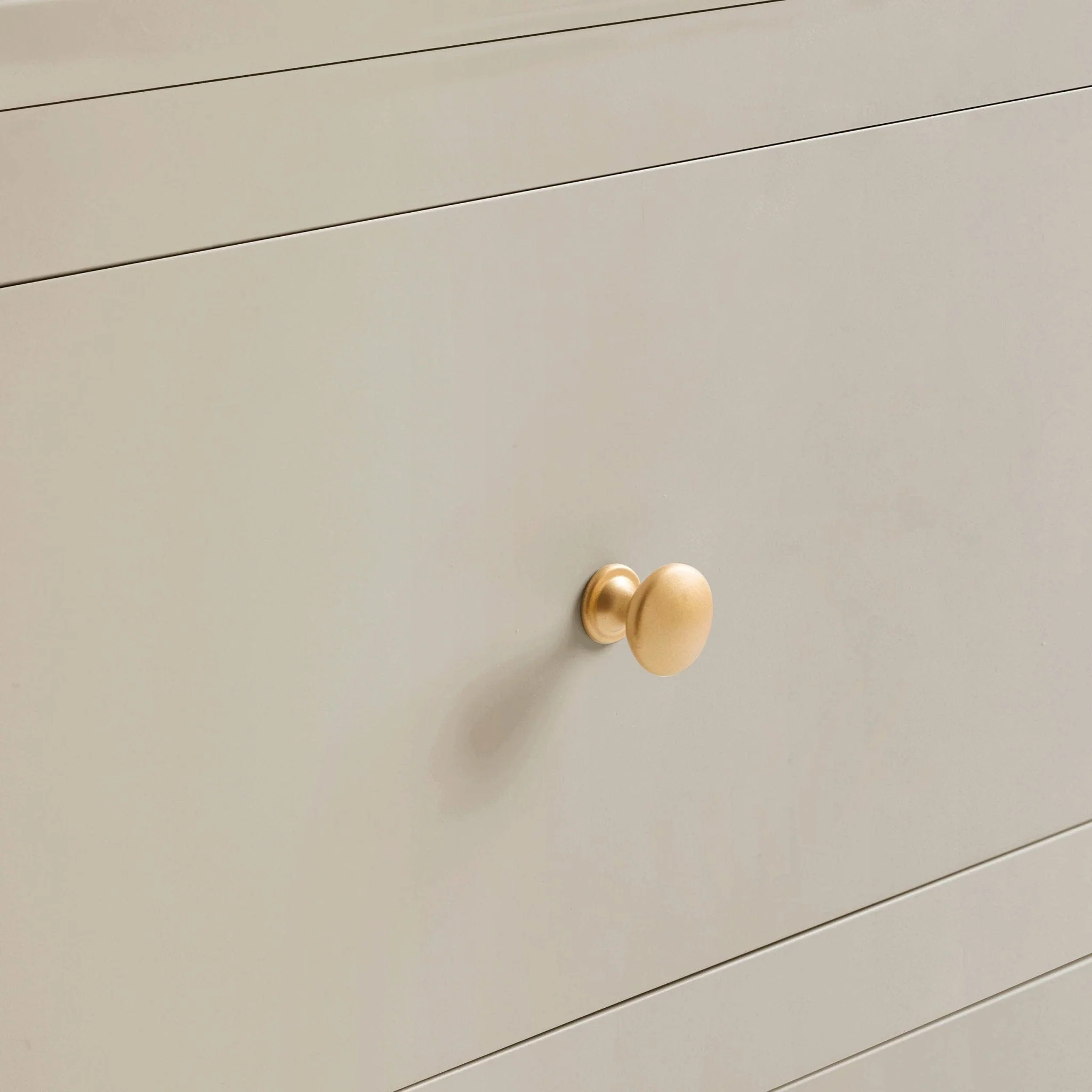 2 Drawer Bedside Table - Cream