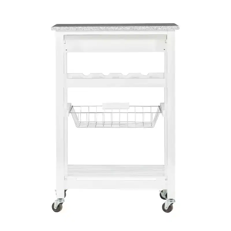 Roger Kitchen Island Granite Top - Linon