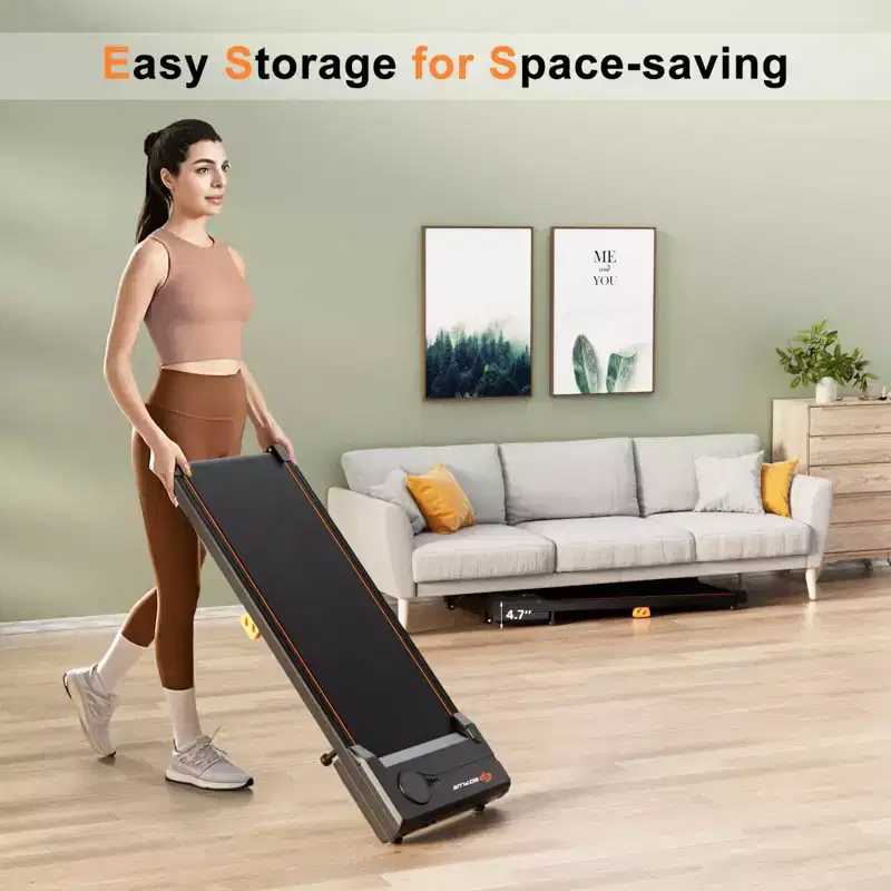 Costway 2.5HP Under Desk Treadmill with Remote Control LED Display 12 Preset Programs