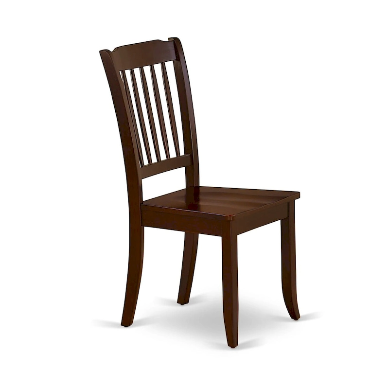 East West Furniture Dining Table Set - A Rectangle Kitchen Table and Dinette Chairs, 36x54 Inch, Mahogany(Pieces Option)