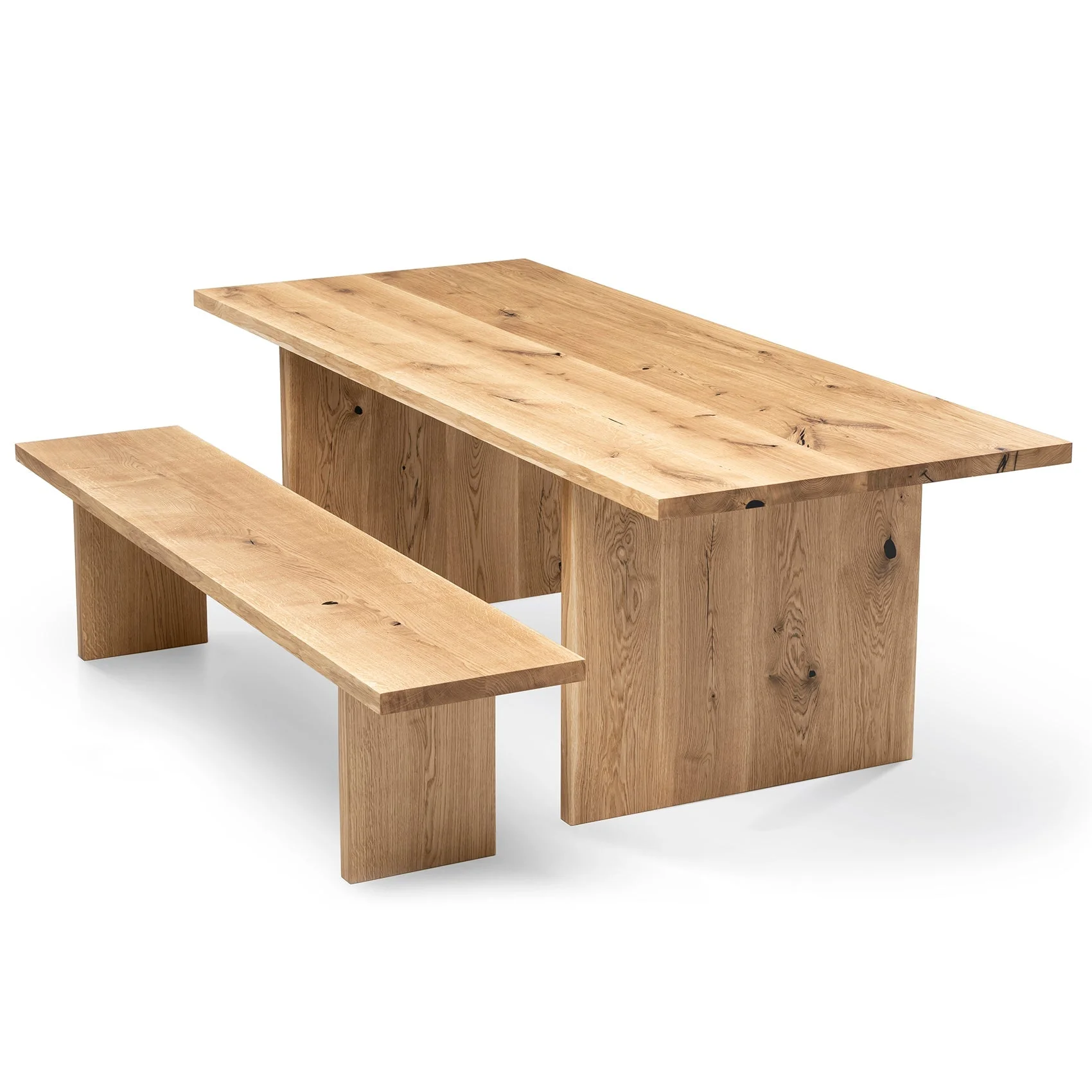 Office Table in Solid Oak