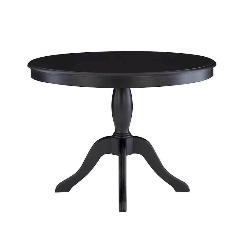 Josie Black Wooden 3-Piece Nook & Table Set