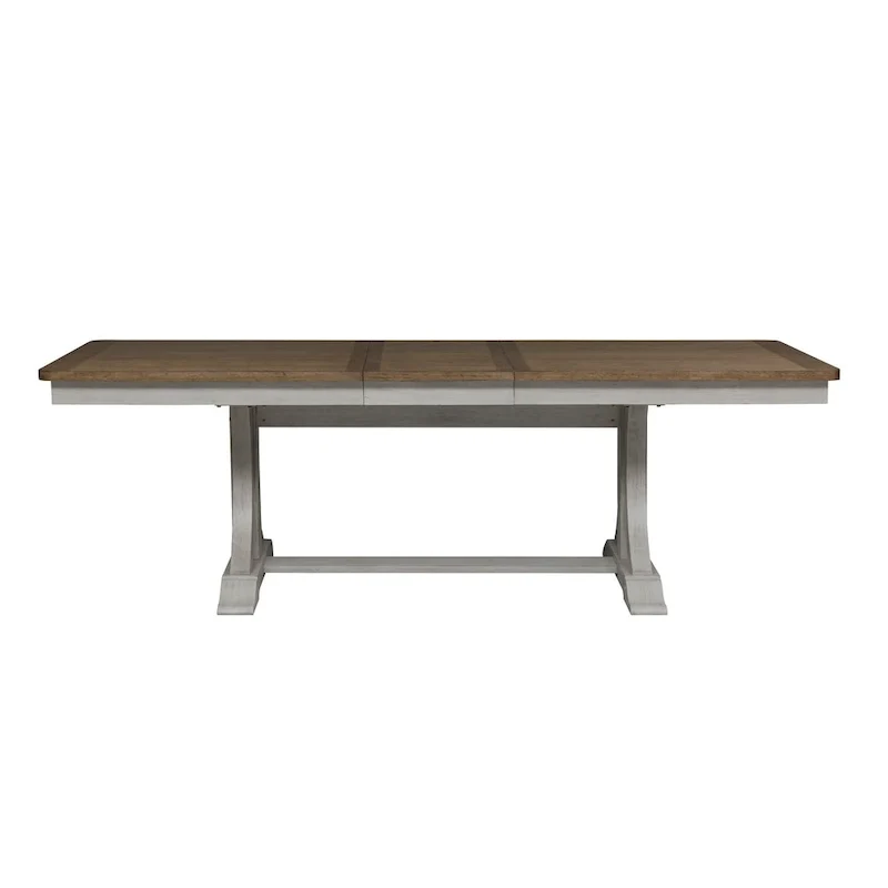 Farmhouse Reimagined Antique White 6 Piece Trestle Set