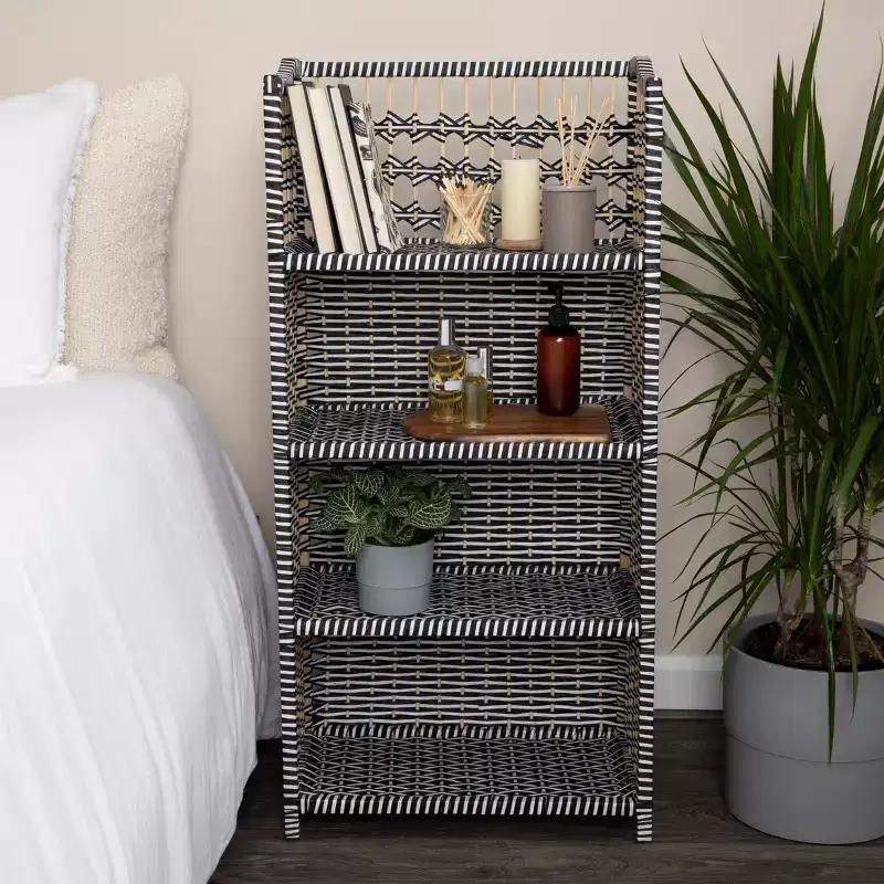Woven Accent Shelf Rattan