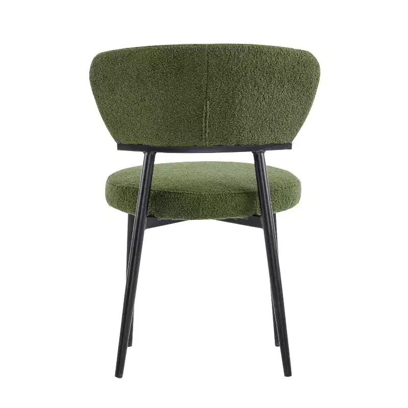 Christopher Knight Home Atrass Upholstered Dining Chair with Metal Legs (Set of 4)