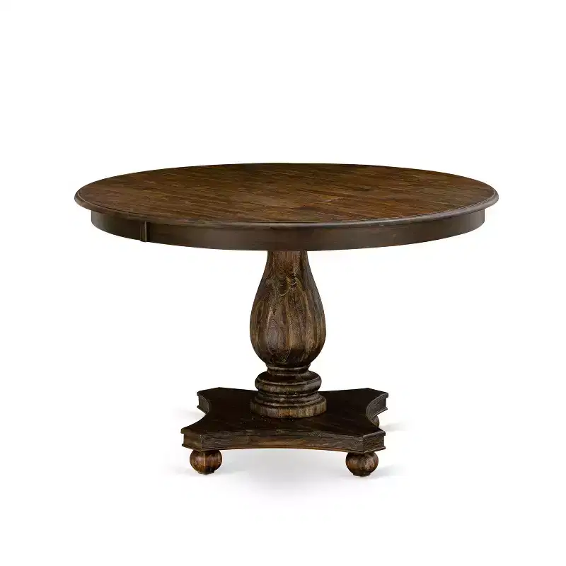 Rubberwood Round Dining Table 30''H x 48'' Diameter