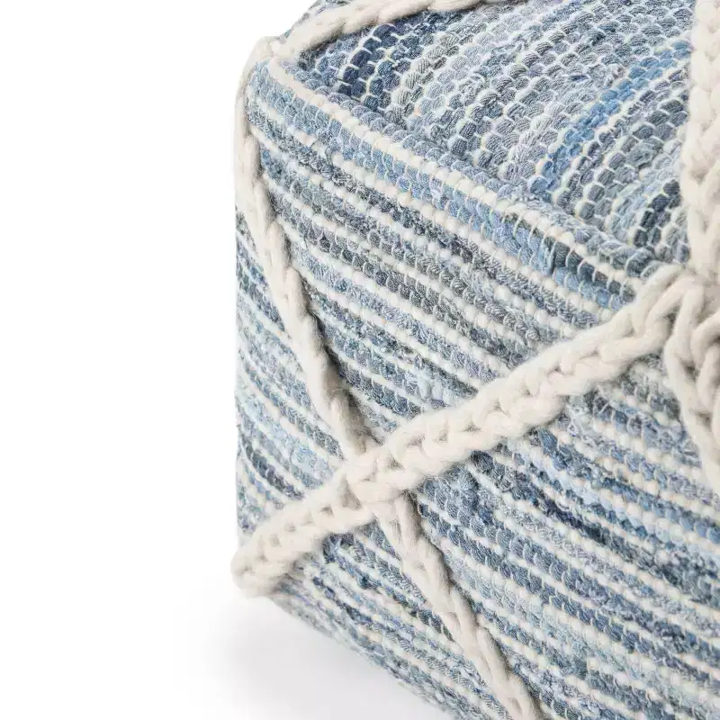 Woodley Square Pouf - WyndenHall