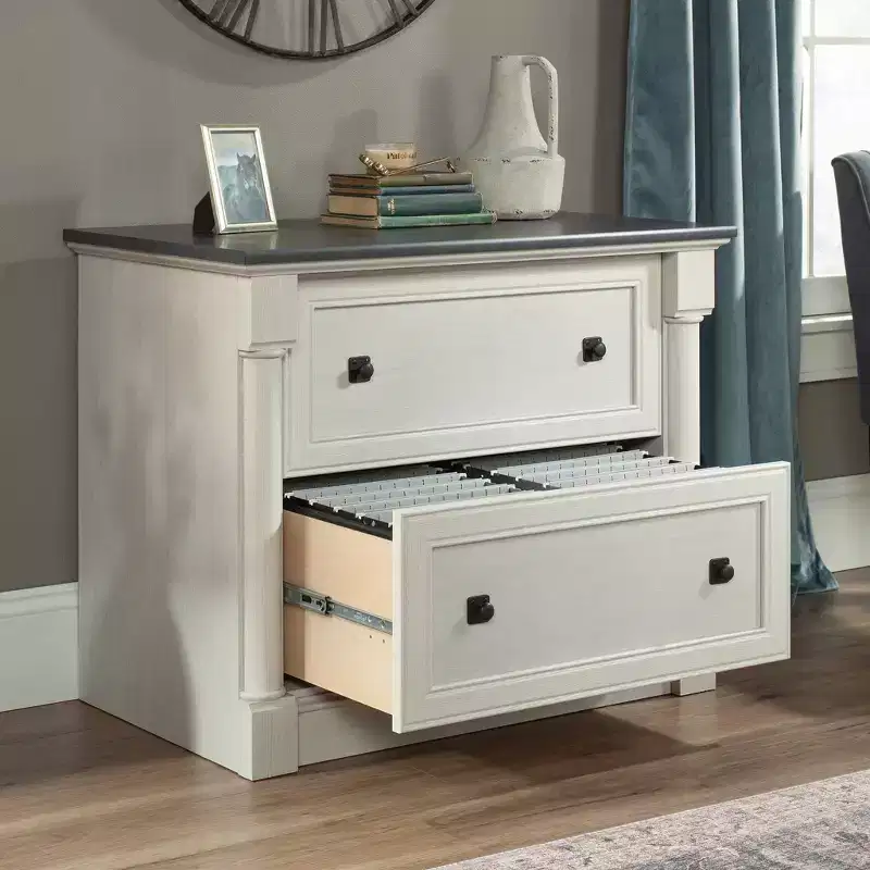 Lateral File Cabinet Glacier Oak Finish