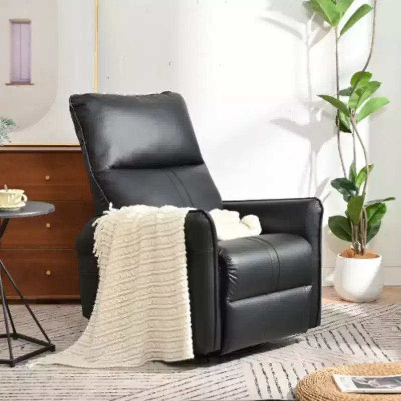 Rocking Recliner Chair,Swivel Nursery Rocking Chair,Glider Chair,Modern Small Rocking Swivel Recliner Chair for Bedroom