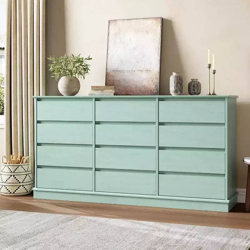 Tall Dresser for Bedroom, Vertical Wooden Chest of Drawers with Deep Storage, Closet Organizer