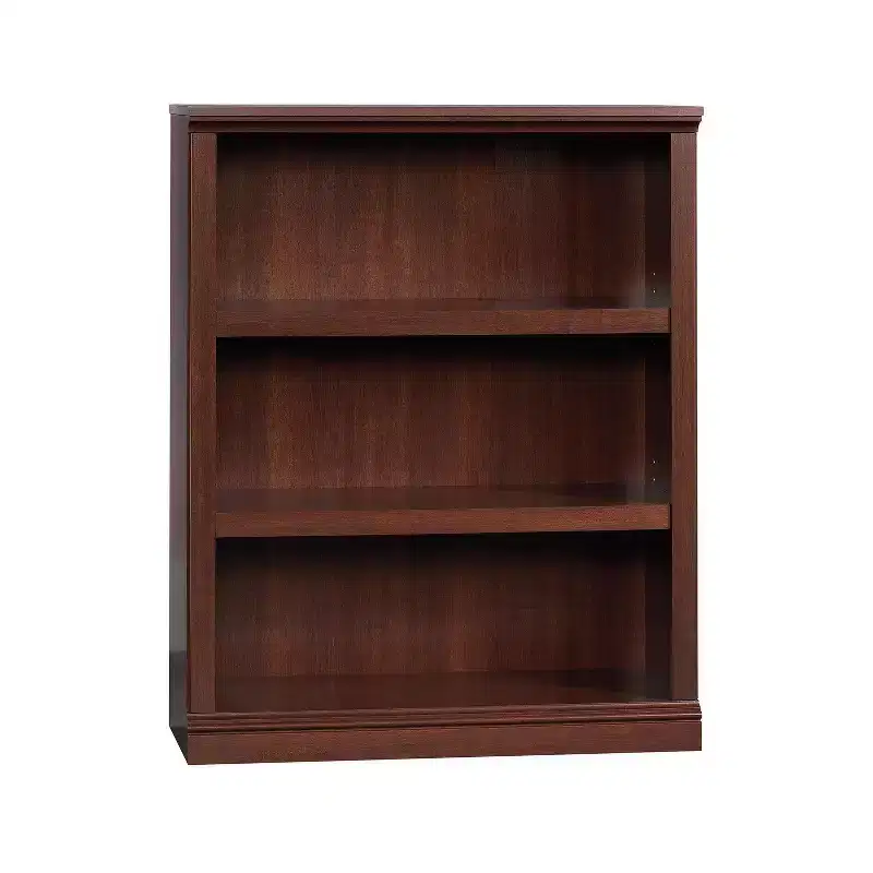 HomeStock 3 Shelf Bookcase - Select Collection, Adjustable Shelves, Living Room Storage