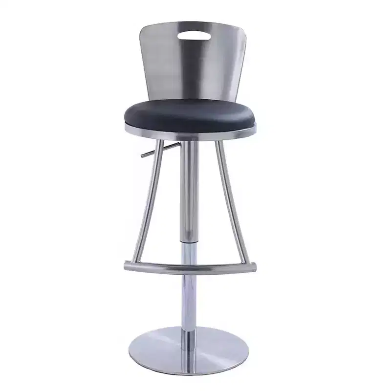 Chintaly Imports,Metal-Back Adjustable Height Stool