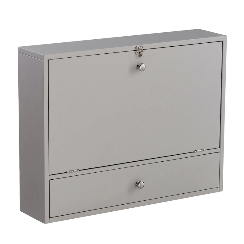 SEI Furniture Wall-mounted Folding Laptop Desk